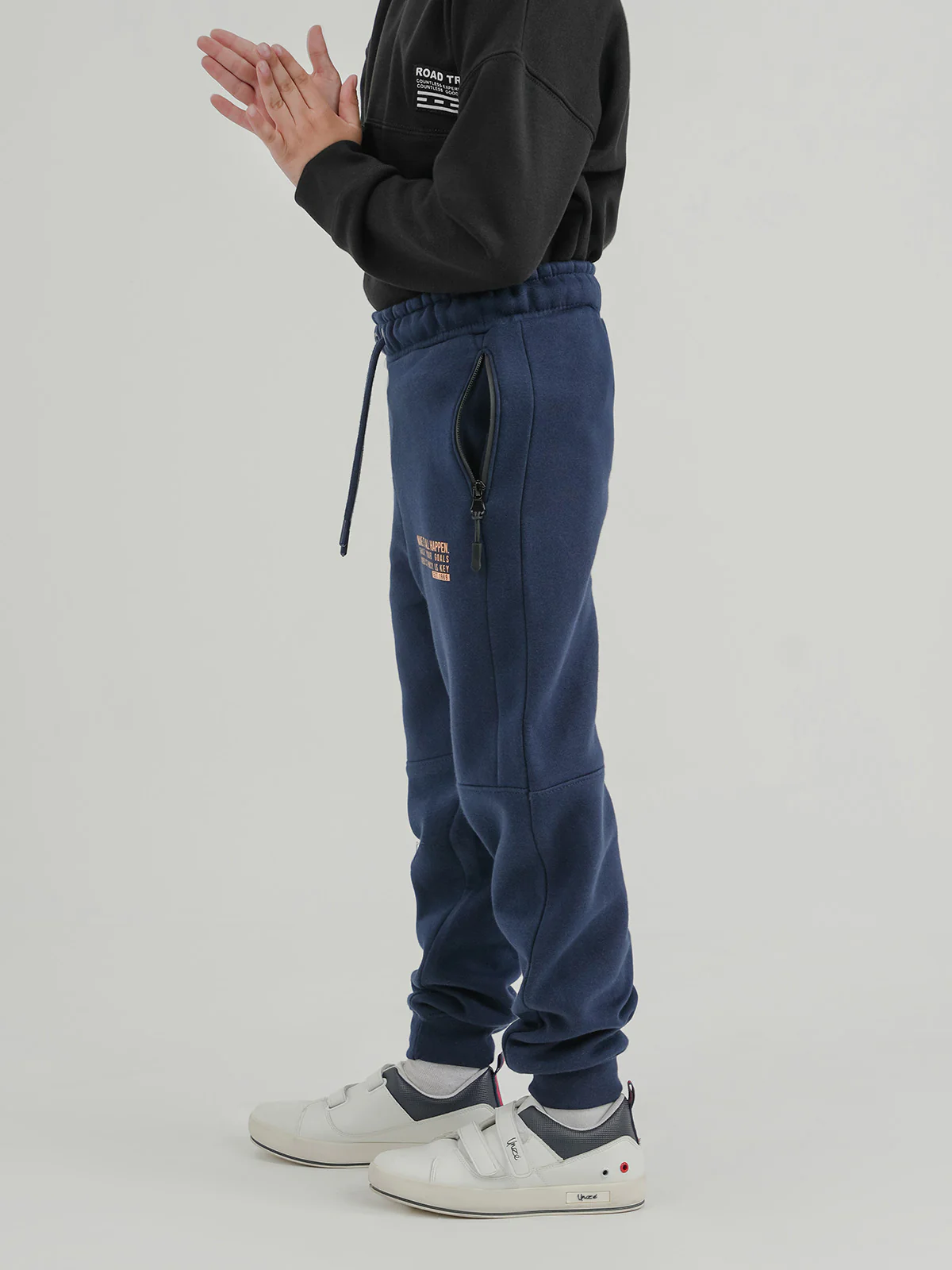 "CREUSA" Graphic Regular Fit Fleece Trouser - Image 2