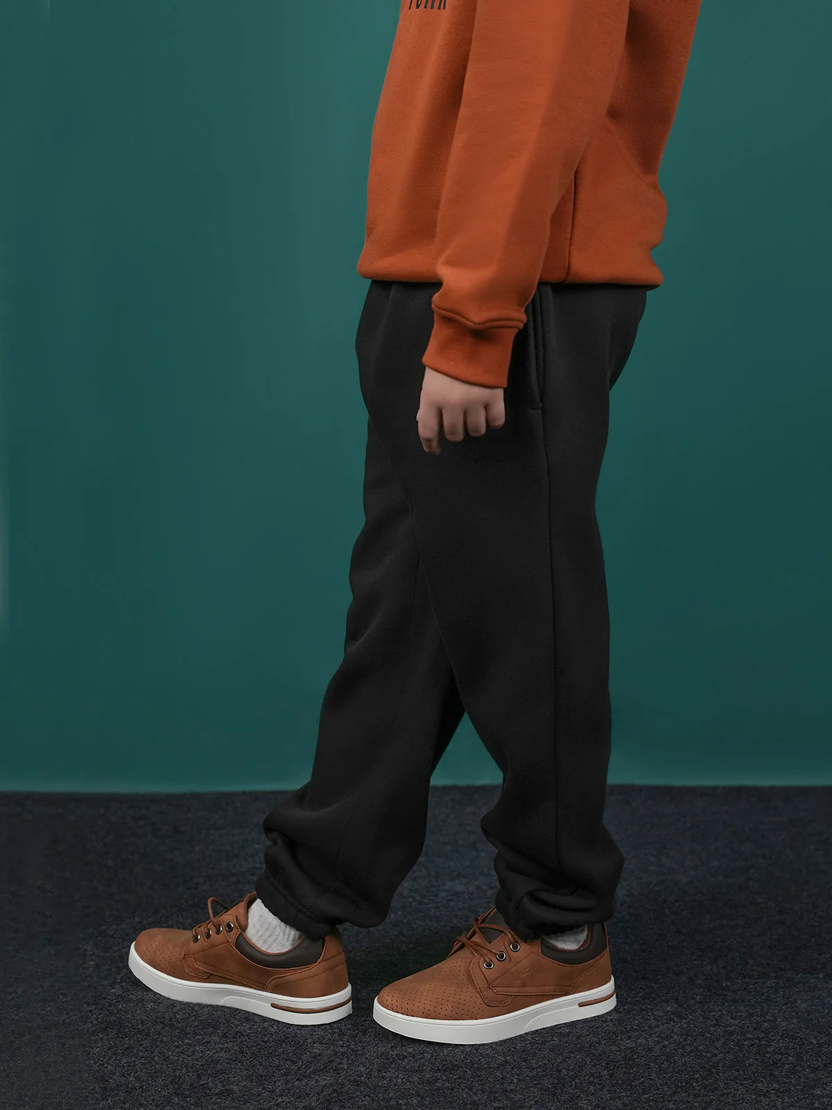 "DAPHNE" Basic Regular Fit Fleece Trouser - Image 2
