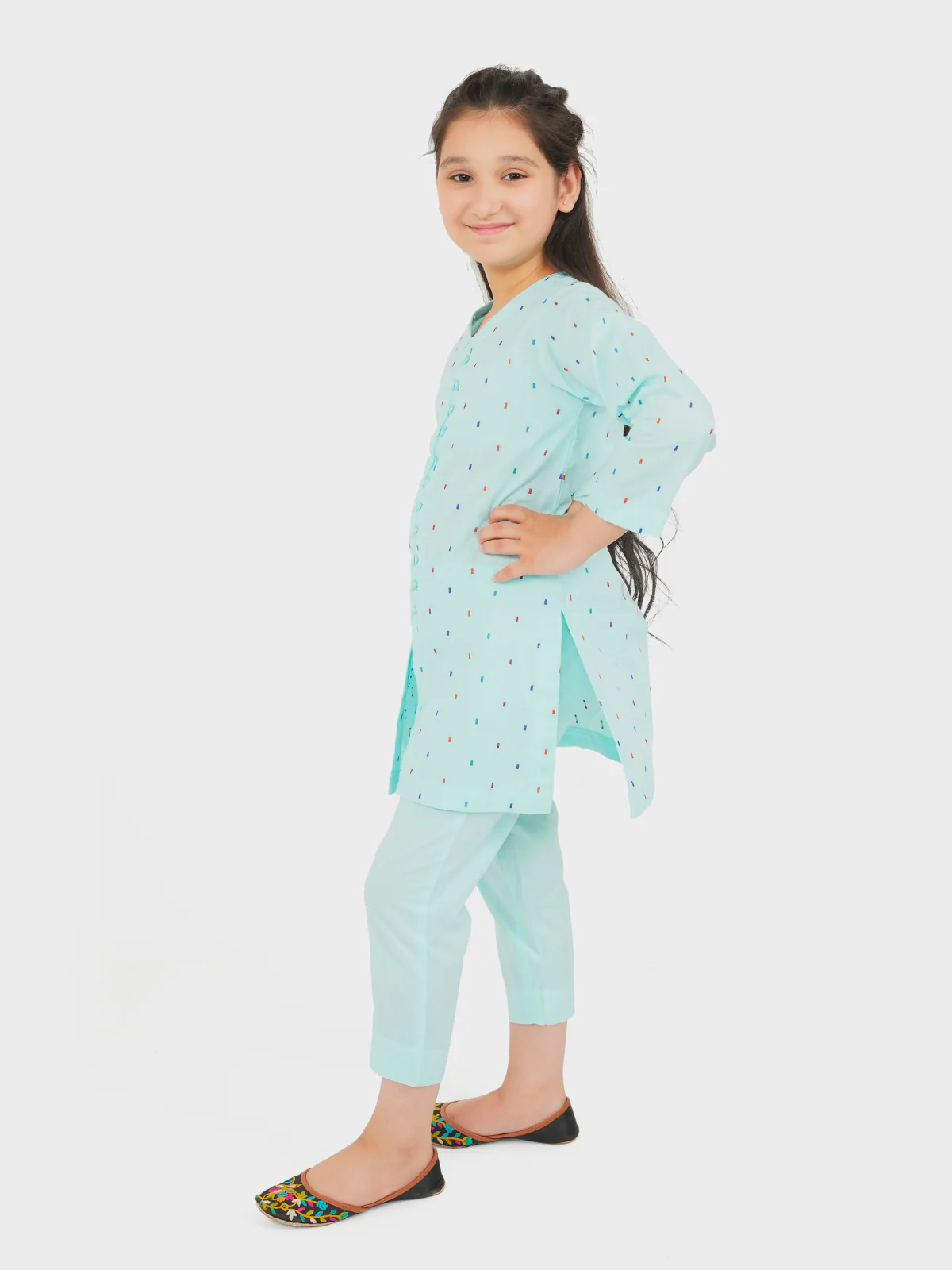 "DEIMOS" Embroidered Co-Ord Set - Image 2