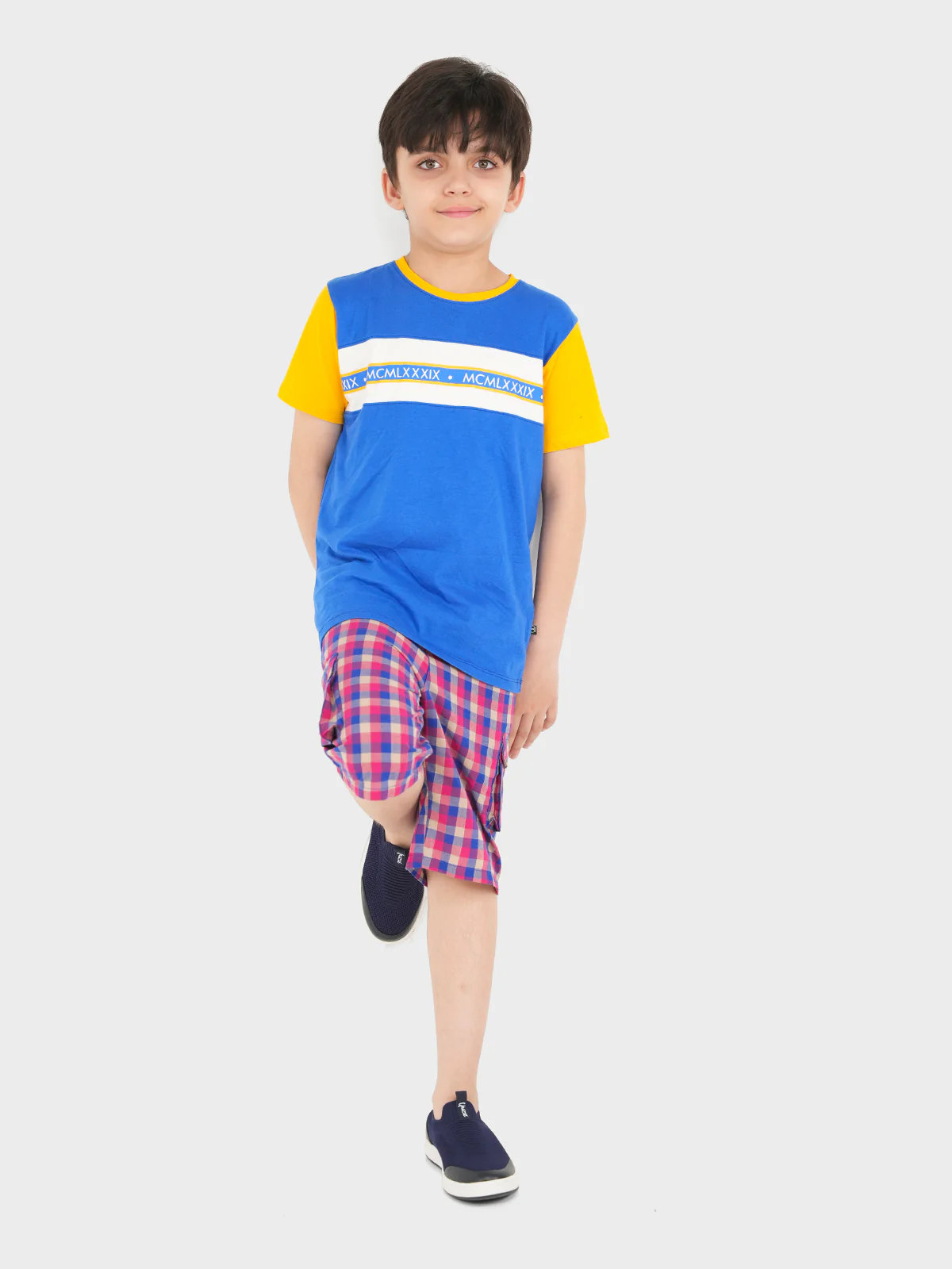 "DONALD" Casual Checkered Shorts - Image 2