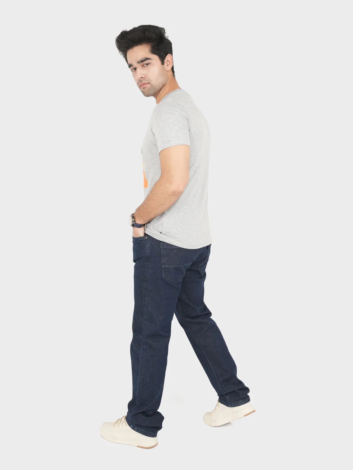 "EINYA" Graphic Slim Fit T-Shirt - Image 2