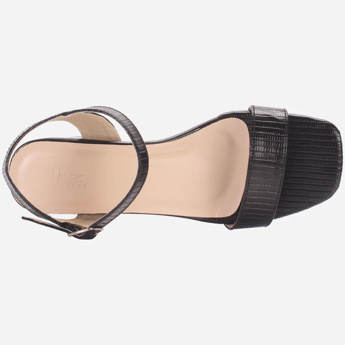 Womens "ZOYIA" Open Toe Block Heeled Sandals - Image 4