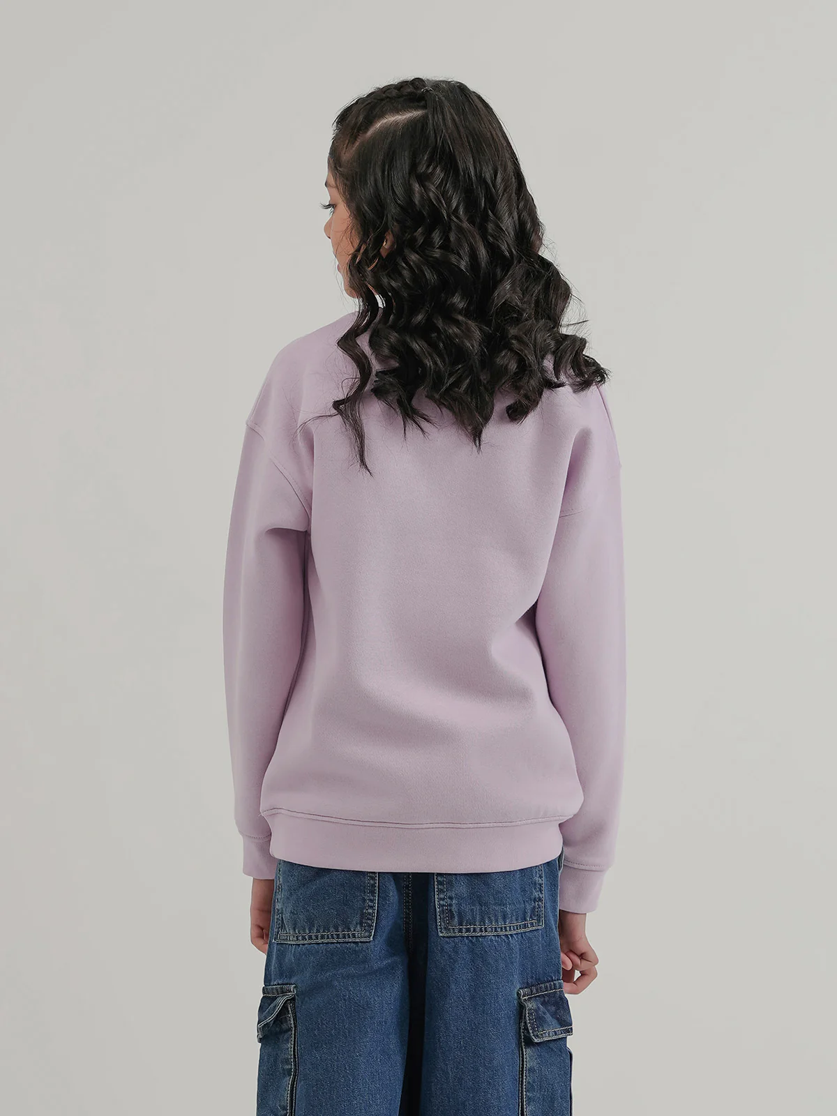 "EULALIE" Comfort Graphic Fleece Sweatshirt - Image 5