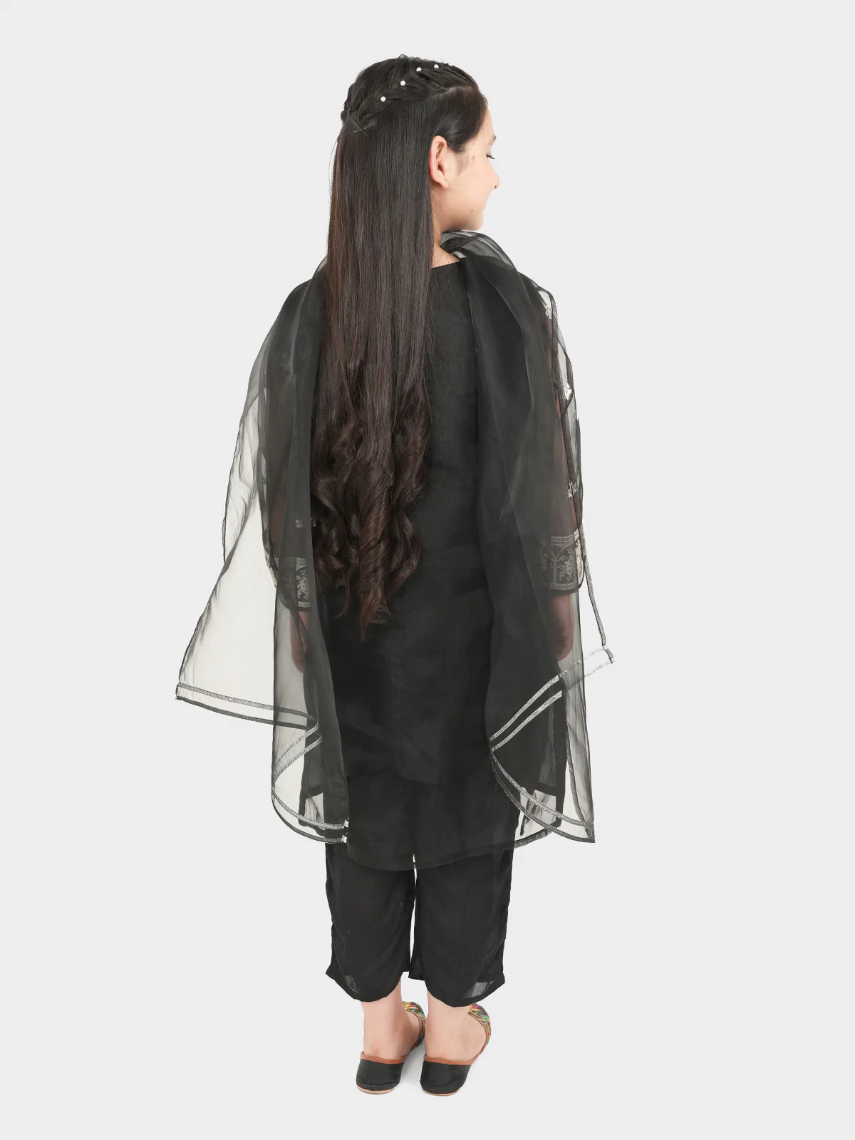 "FAUNUS" Organza Three Piece Suit - Image 4