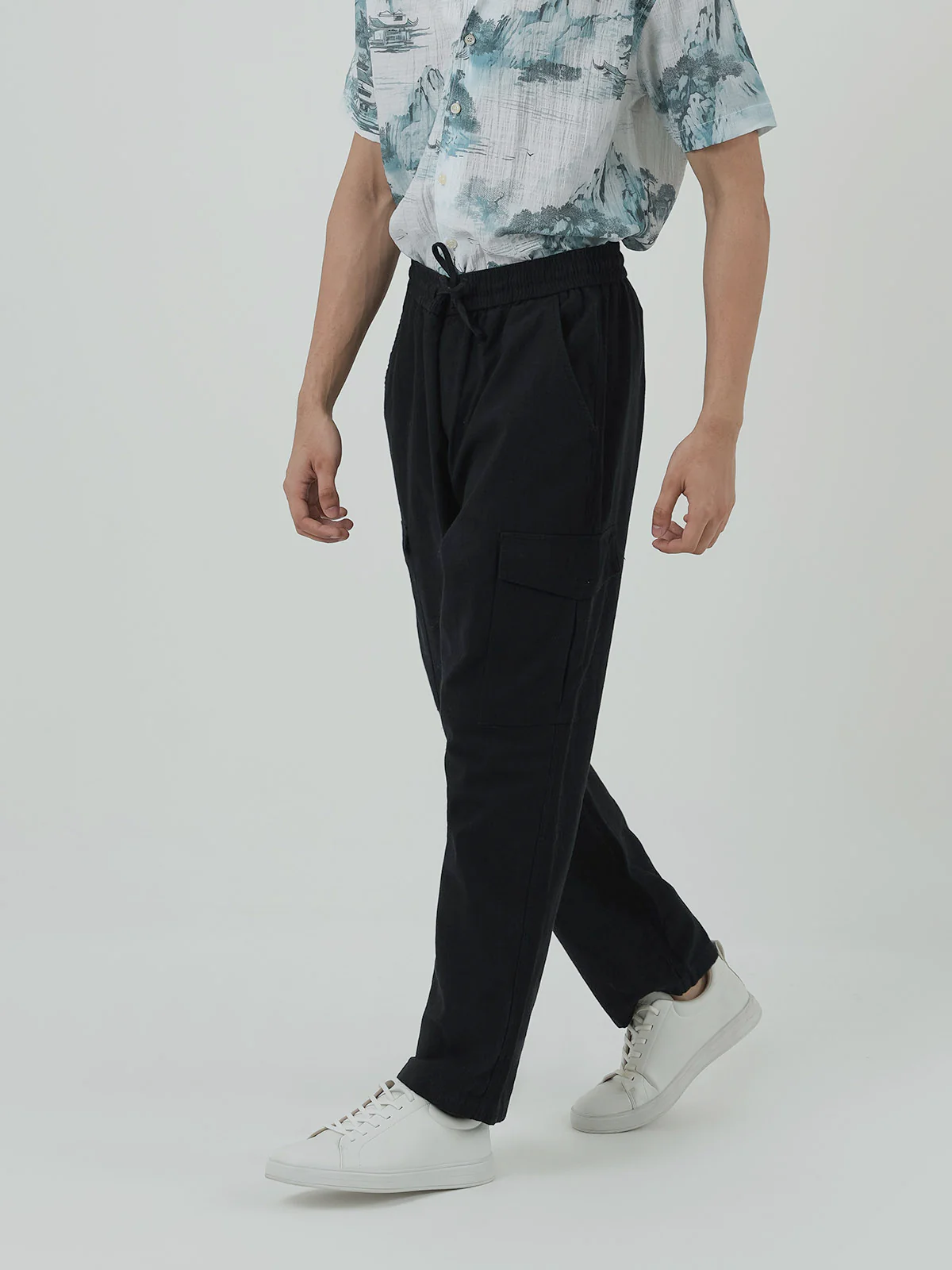 "FUJIKO" Relaxed Fit Cargo Trouser - Image 3