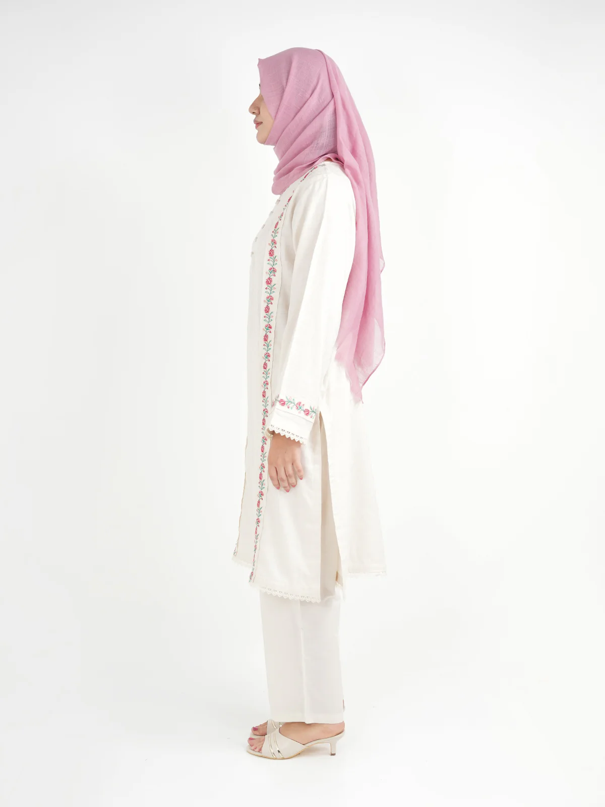 "FUMIKO" Jacquard Two Piece Suit - Image 2