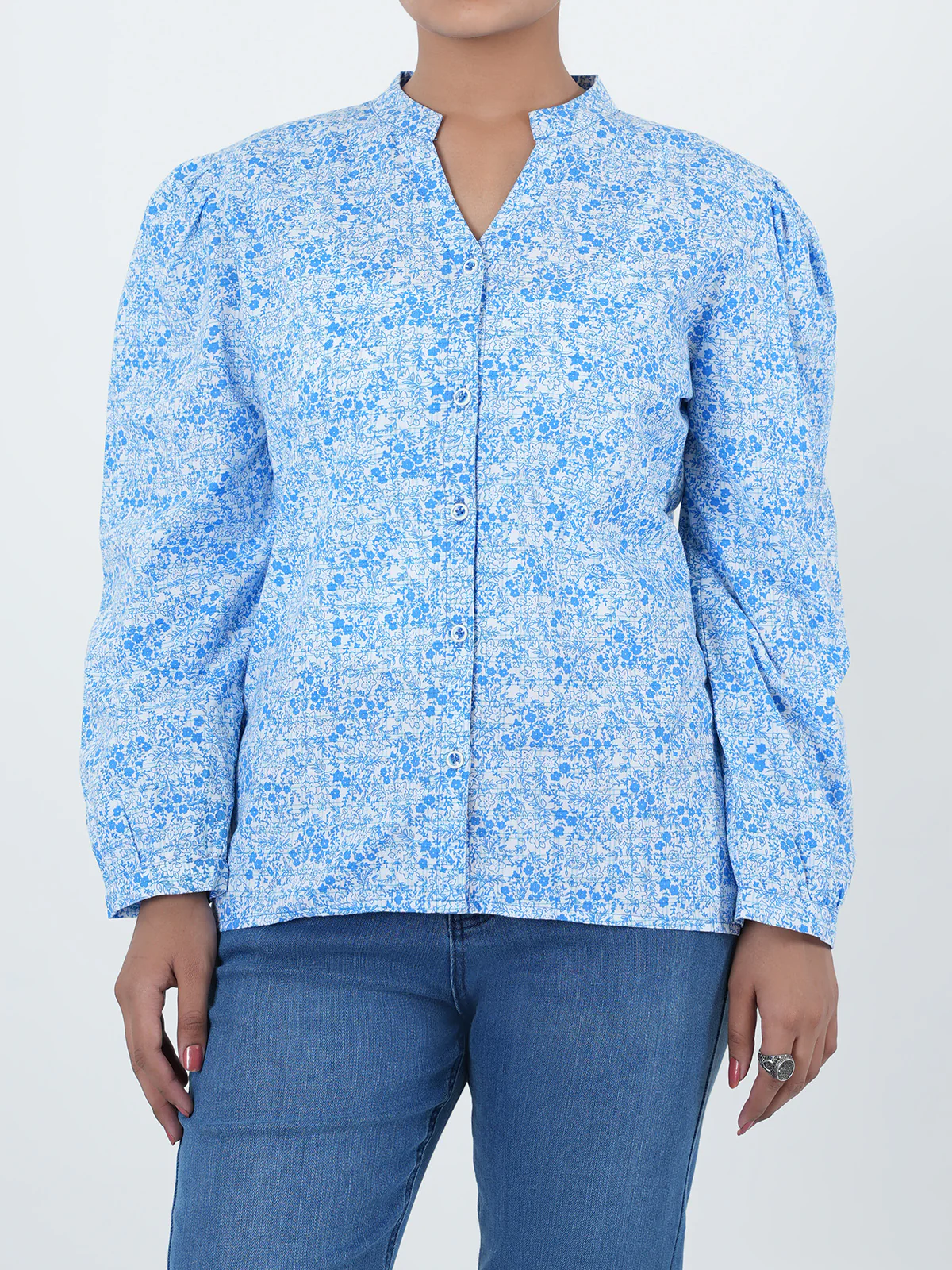 "GEONA" Stylish Regular Fit Cotton Top - Image 2