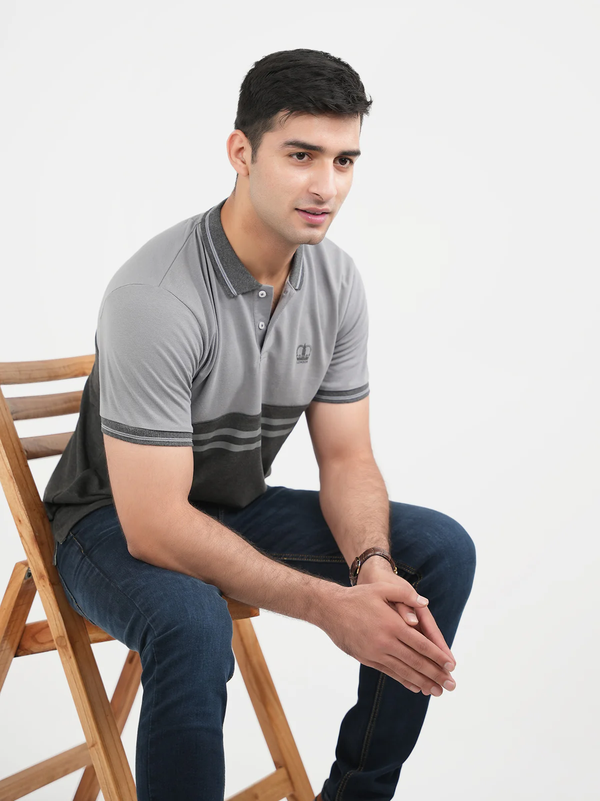 "GHIATH" Casual Slim Fit Polo Shirt - Image 5