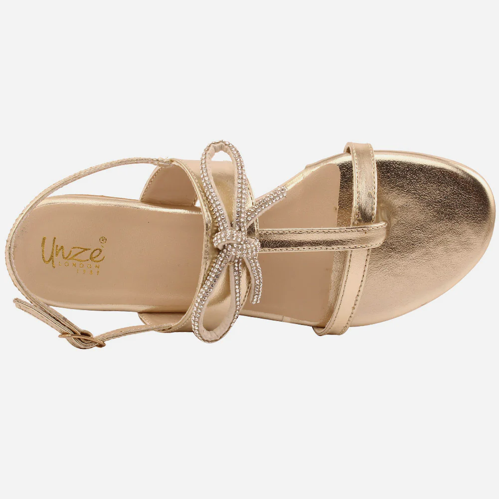 Girl’s "DINA" Flat Sandals - Image 4