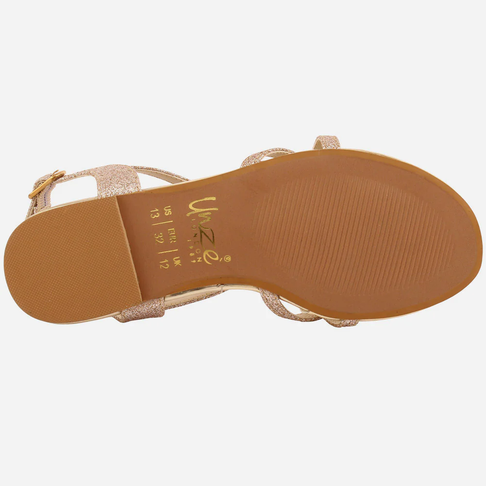Girlās "NELL" Cross Strap Comfy Sandals - Image 5