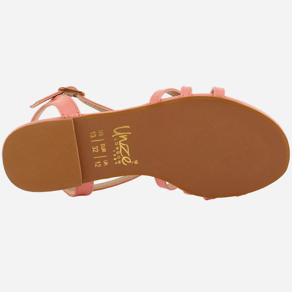 Girlās "RUDY" Cross Strap Comfort Sandals - Image 5