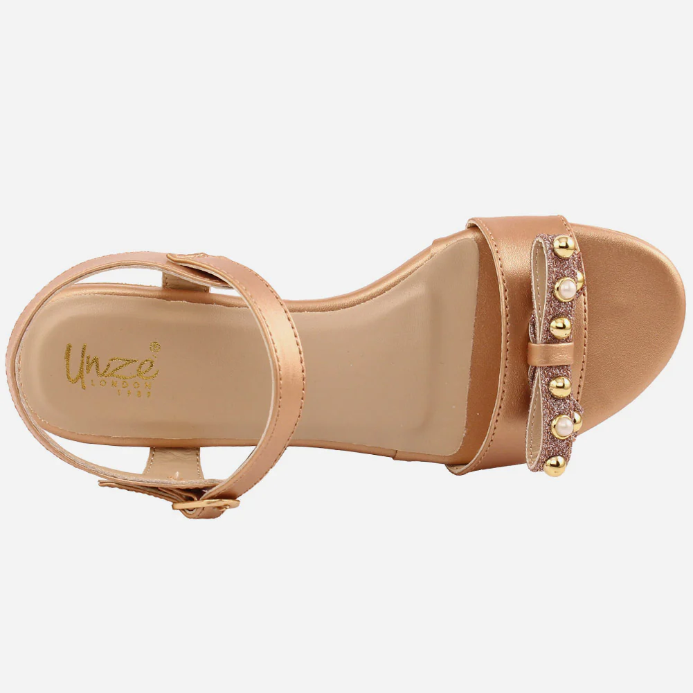 Girls "AMELIA" Ankle Strap Sandals - Image 4