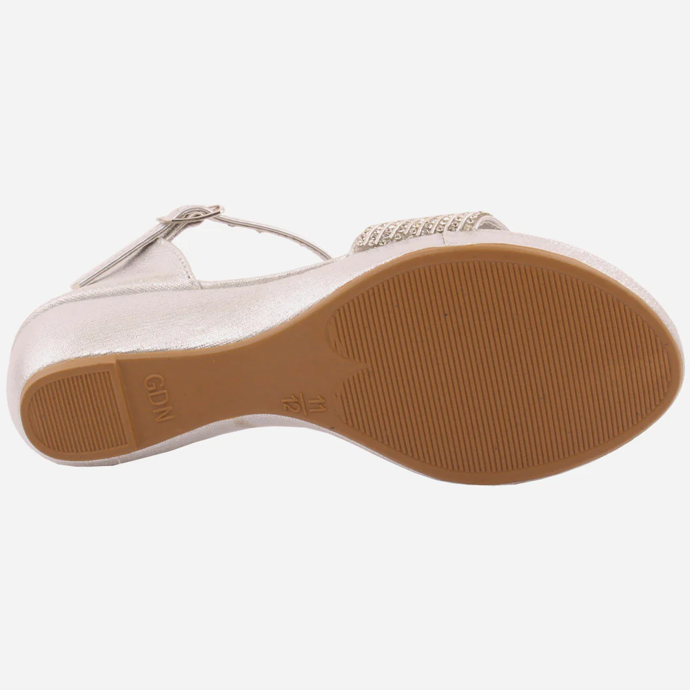 Girls "Chloe" Gorgeous Ankle Strap Sandals - Image 5