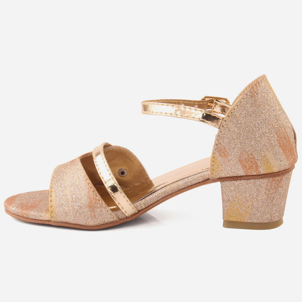 Girls "DAFFY" Ankle Strap Heel Sandals - Image 3
