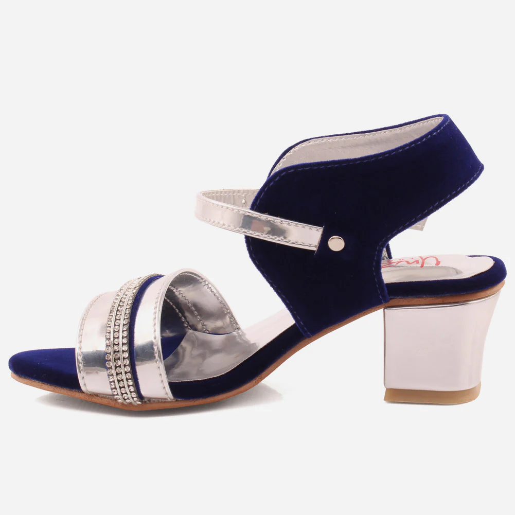 Girls "Zoey"Embellished Block Heel Sandals - Image 3