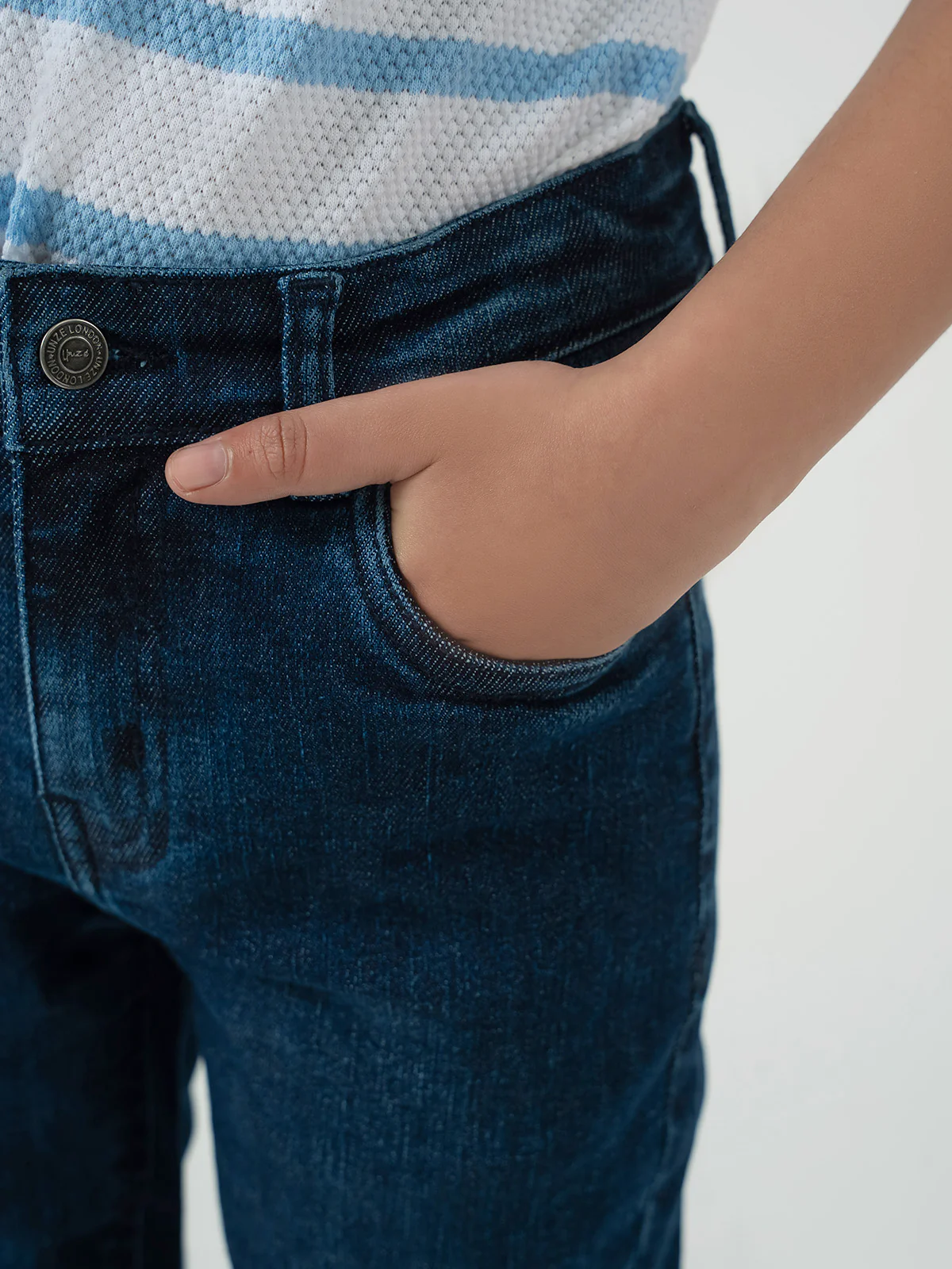 "GRAHA" Slim Fit Denim Pant - Image 3