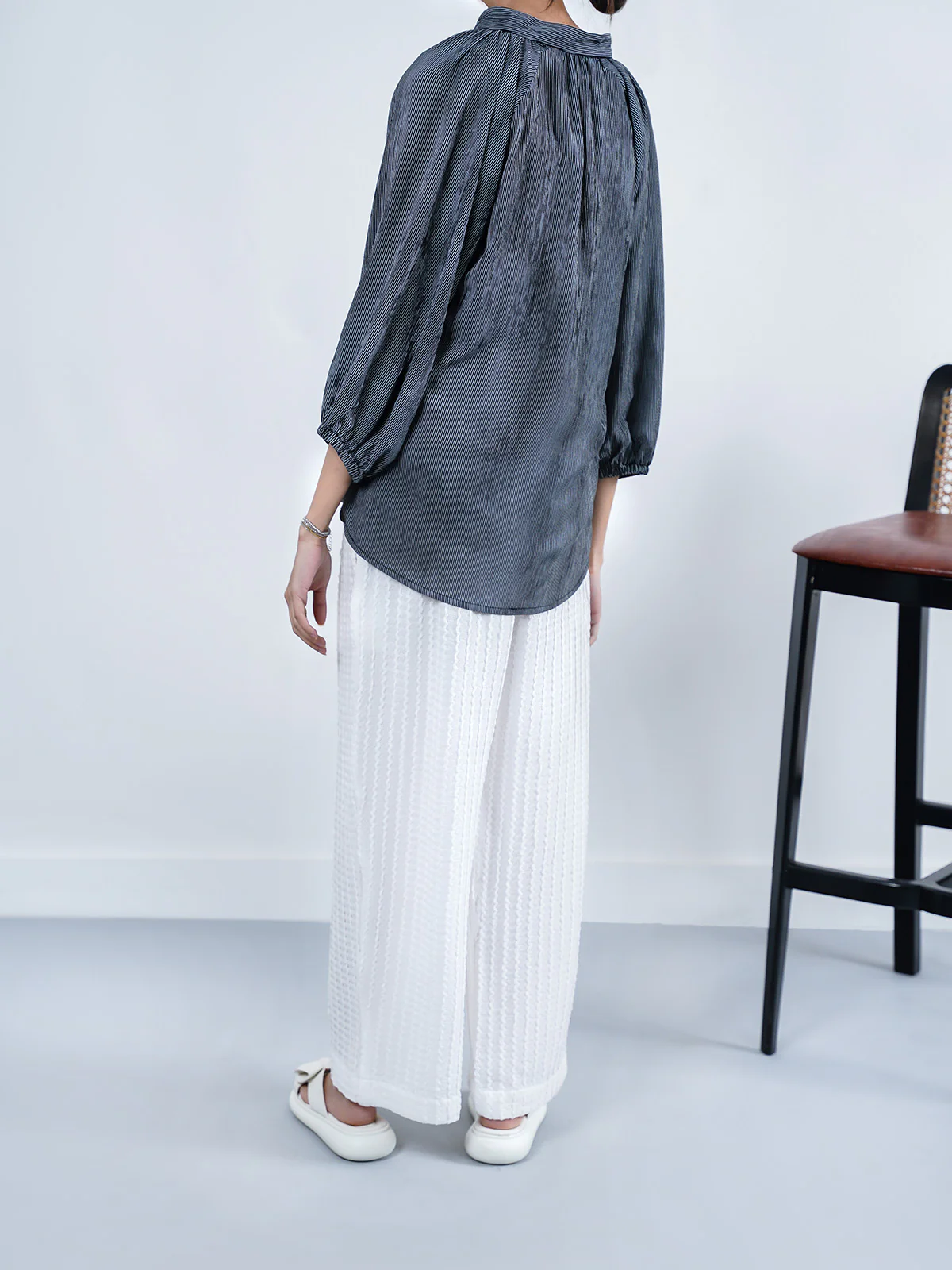 "HAZAN" Regular Fit Woven Trouser - Image 5