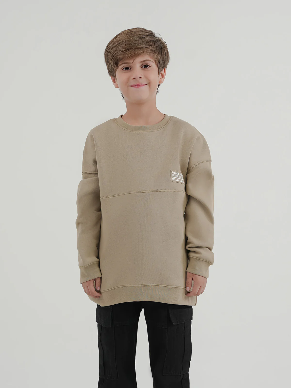 "HEFNER" Drop Shoulder Fleece Sweatshirt