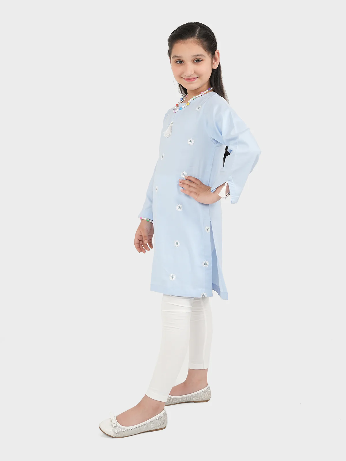 "HIDEKO" Embroidered Summer Tunic - Image 2