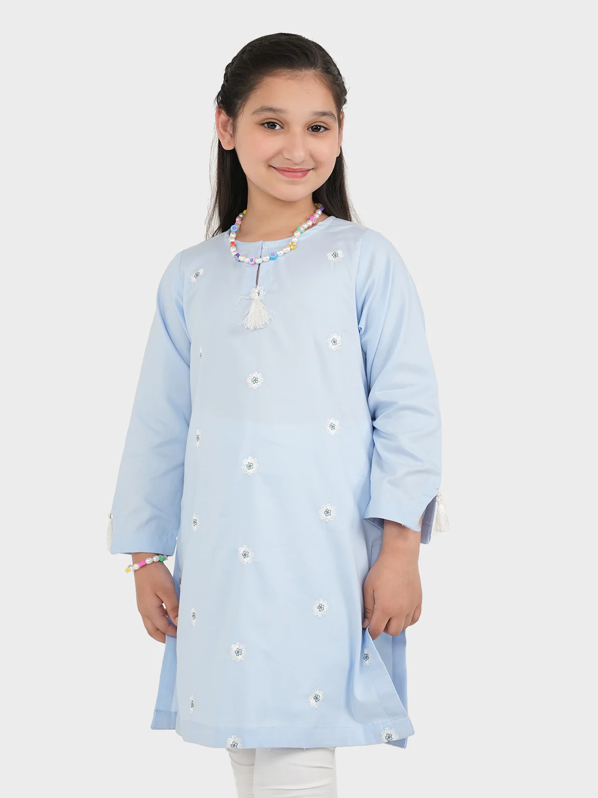 "HIDEKO" Embroidered Summer Tunic - Image 3