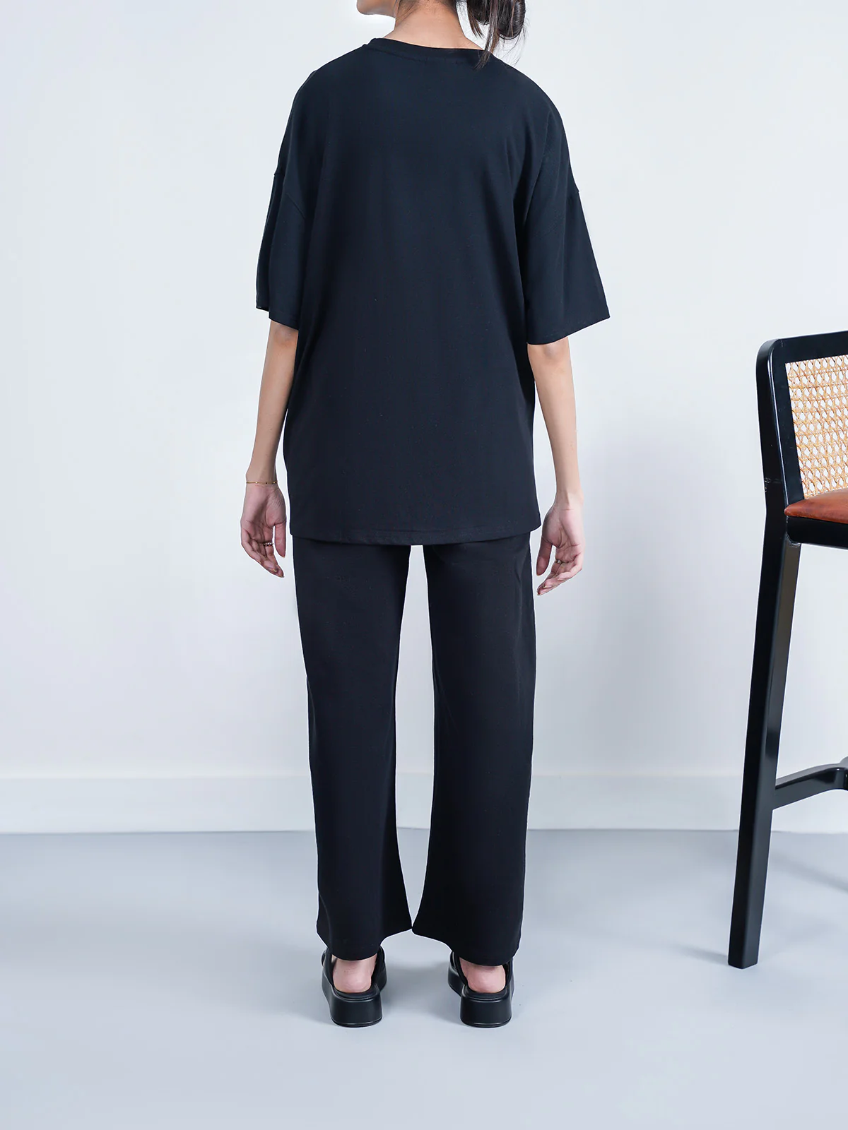 "HOLDEN" Basic Wide leg Knit Trouser - Image 5