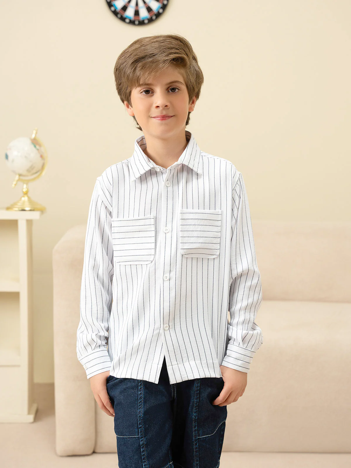 "HOLLYN" Regular Fit Cotton Casual Shirt - Image 5