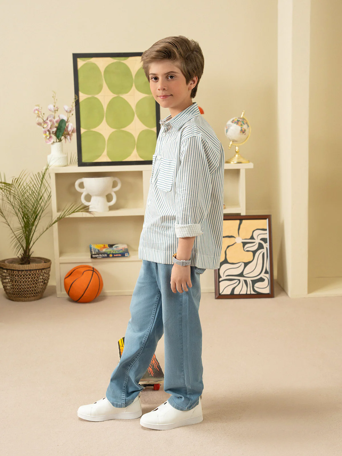 "HOLLYN" Regular Fit Cotton Casual Shirt - Image 5