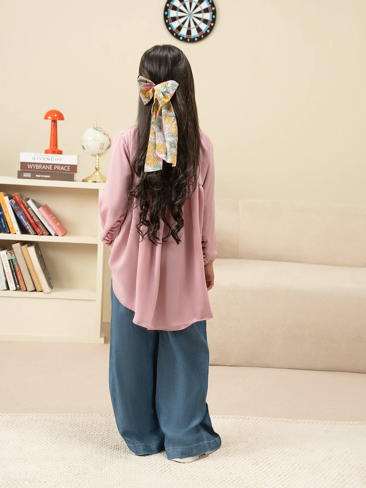 "IMANI" Plazo Fit Denim Jeans - Image 4