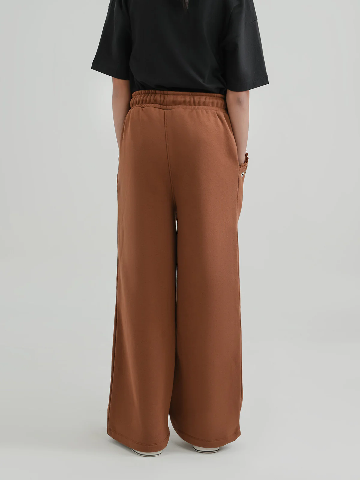 "JUNEAU" Basic Regular Fit Jersey Trouser - Image 4