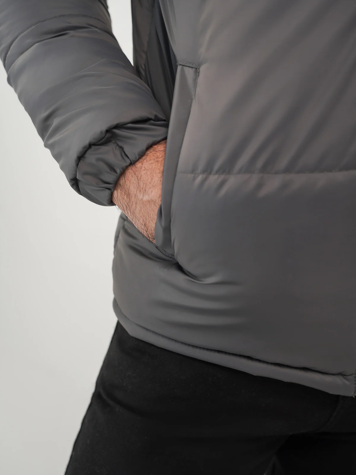 "KAIYA" Zip Up Casual Puffer Jacket - Image 4