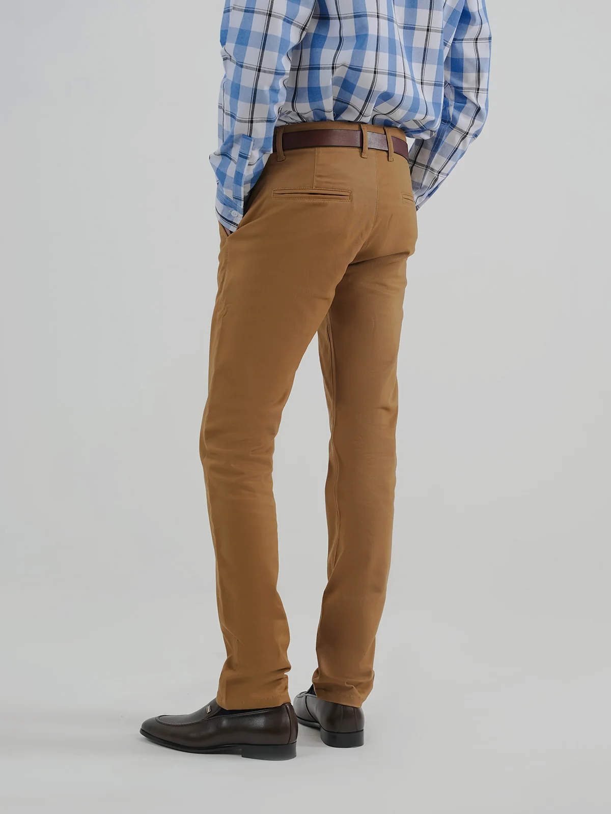 "KORBIN" Solid Slim Fit Twill Chino - Image 4