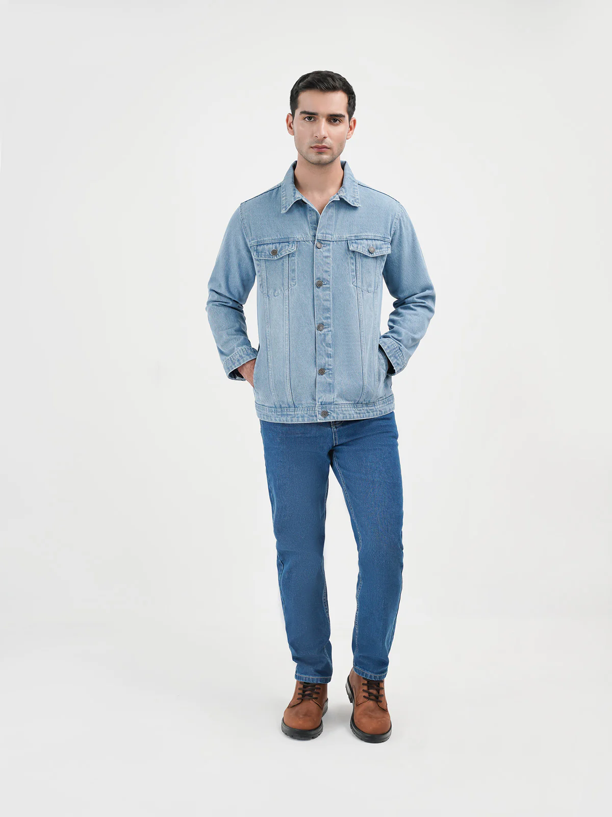 "KORONIS" Casual Denim Jacket