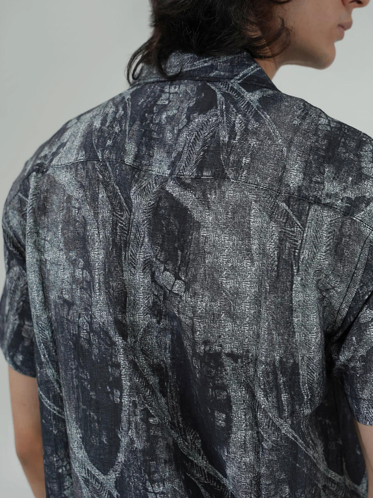 "LIANG" Printed Regular Fit Casual Shirt - Image 6