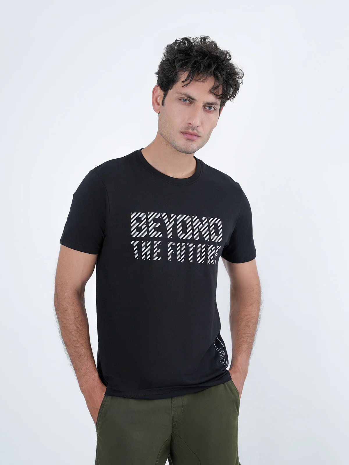 "LOUISE" Graphic Regular Fit T-Shirt - Image 2