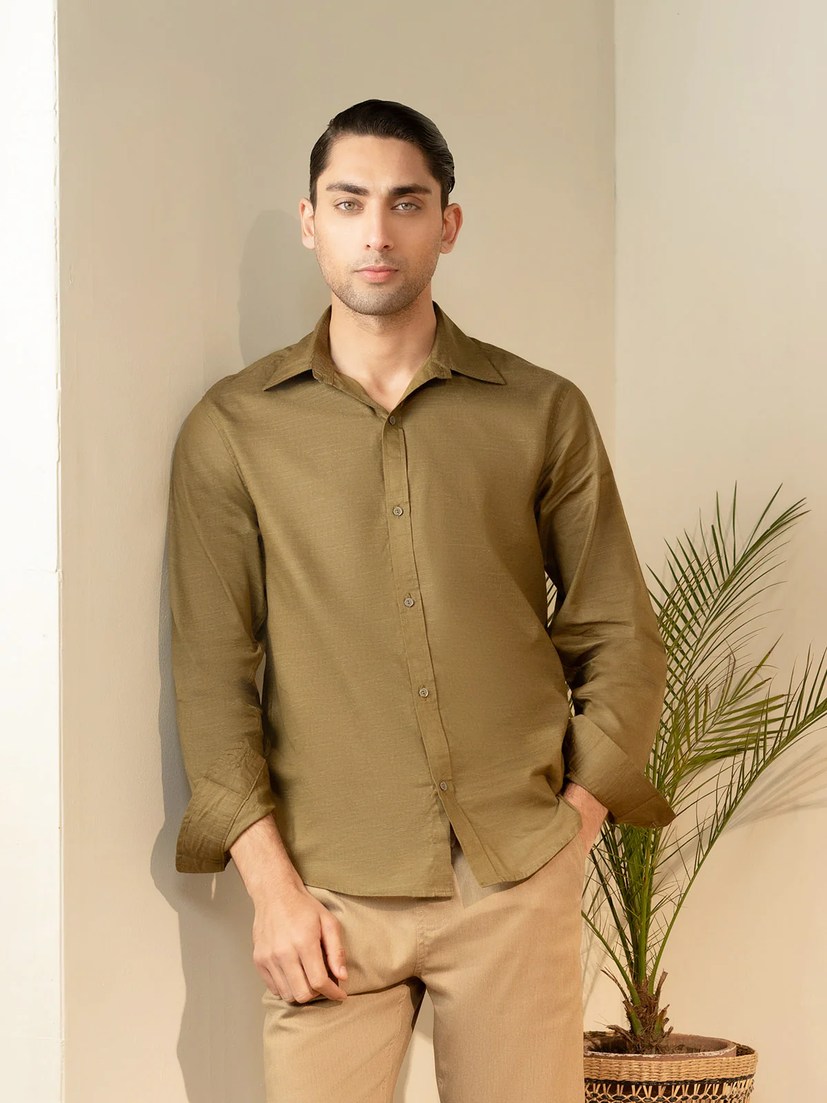 "MAISIE" Regular Fit Cotton Casual Shirt
