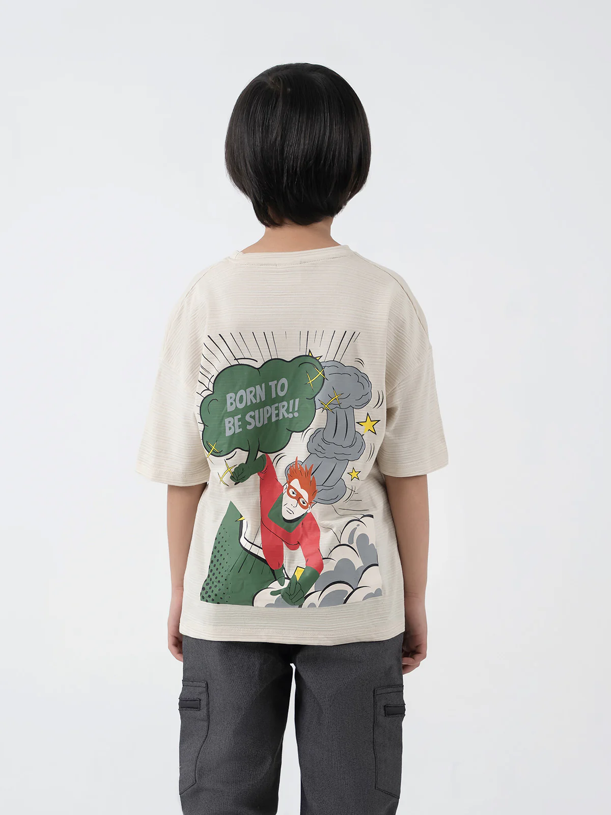 "MARIAN" Basic Drop Shoulder T-Shirt - Image 5