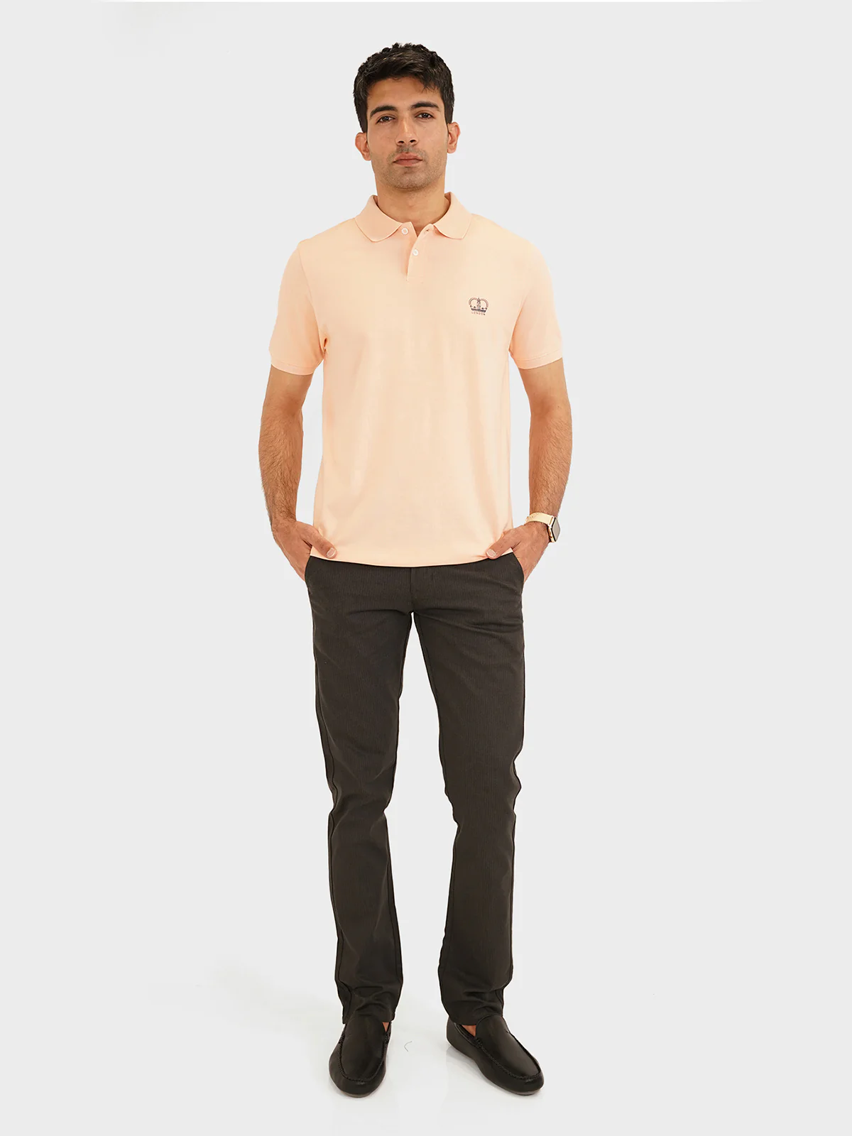 "MELKER" Summer Slim Fit Polo Shirt