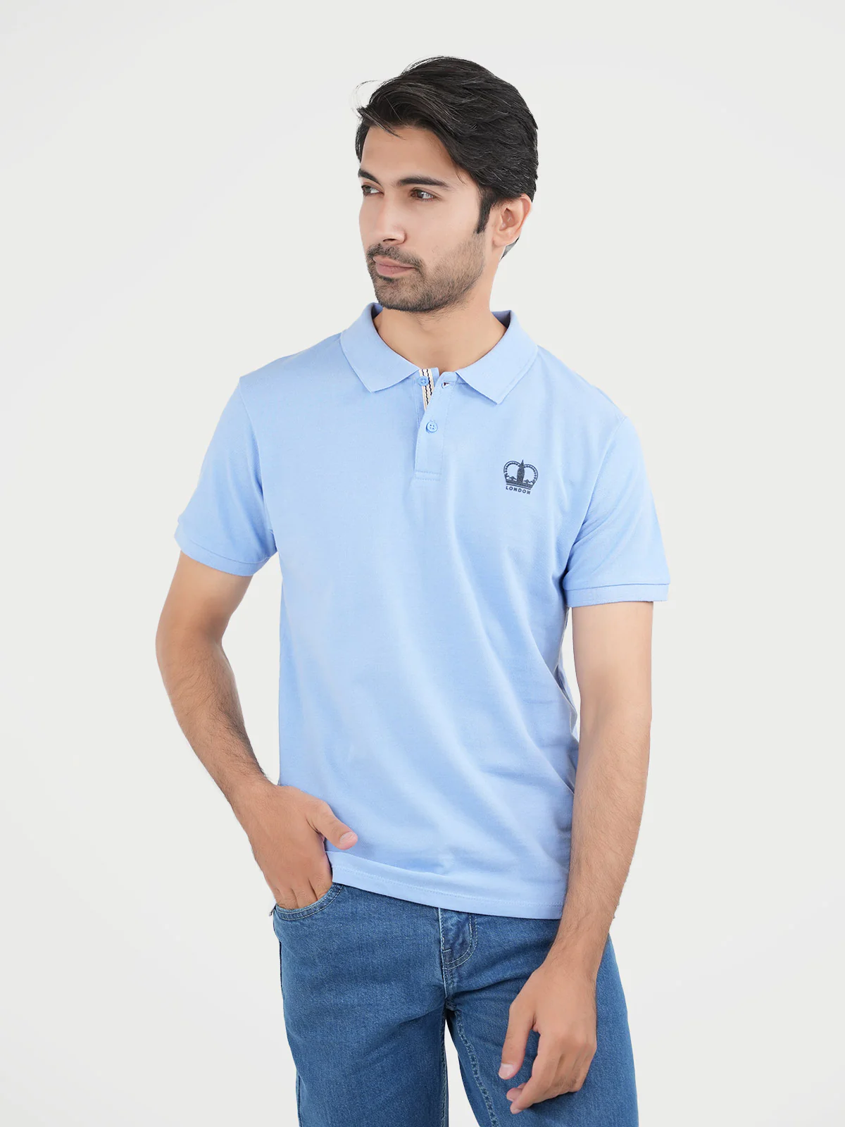"MELKER" Summer Slim Fit Polo Shirt - Image 3