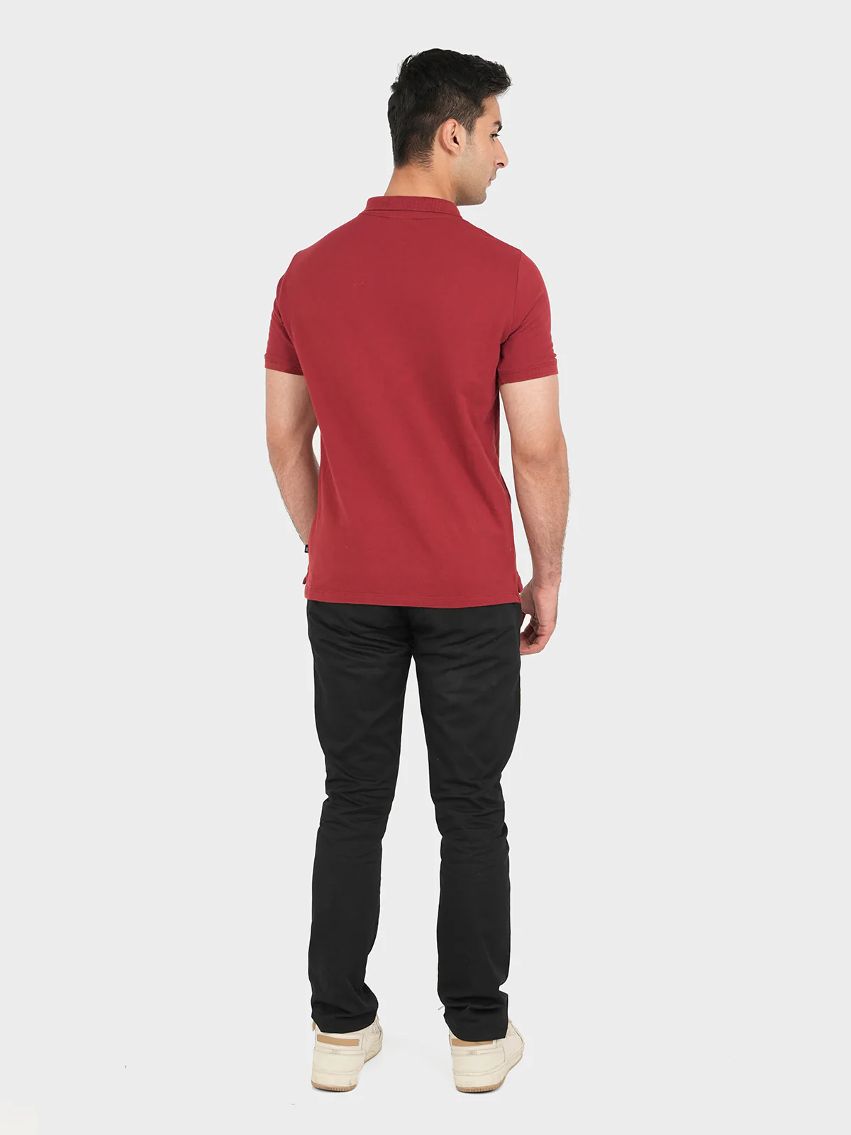 "MELKER" Summer Slim Fit Polo Shirt - Image 4