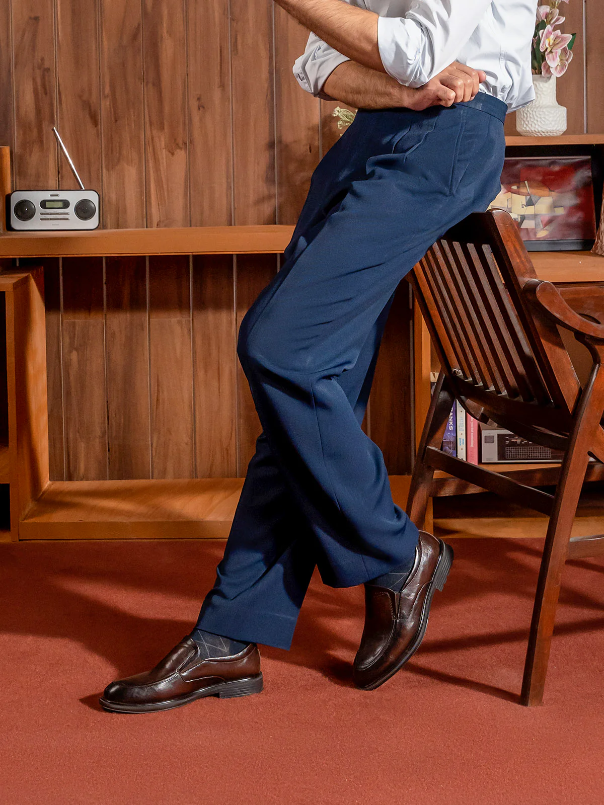 Men "AARAV" Durab Leleather Slip On Formals - Image 3
