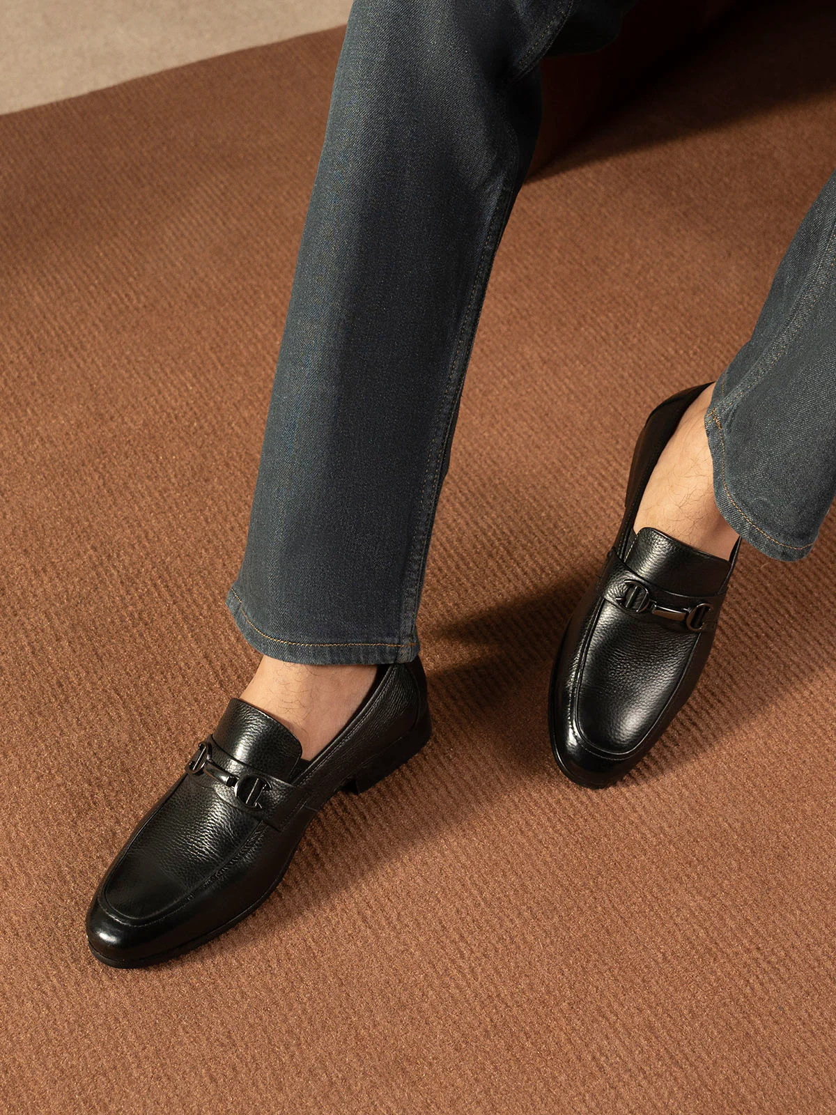 Men "ADIRA" Modern Design Leather Formals - Image 10