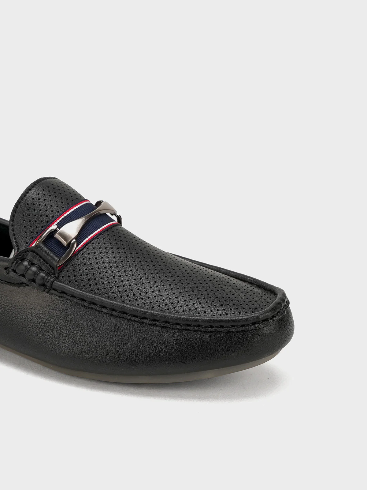 Men "ALDITH" Soft Buckle Detail Moccasins - Image 7