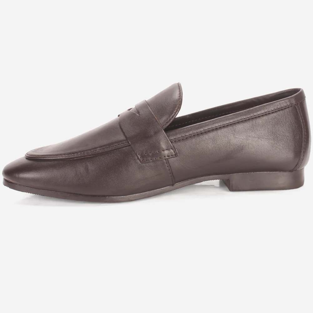 Men "APLYS" Leather Slide In Loafers Shoes - Image 3