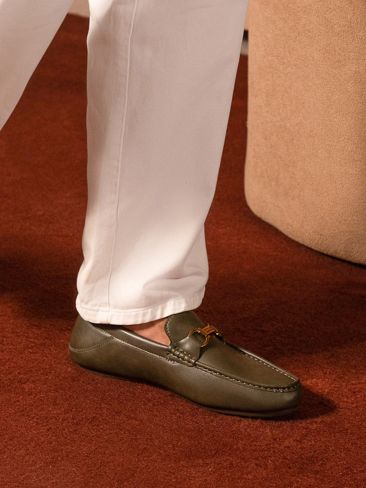 Men "DEXTER" Classic Slip On Mocassins - Image 3