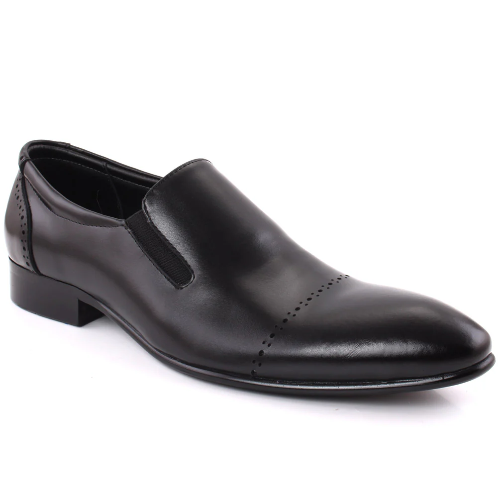 Men āEDURā Pointy Toe Shaded Leather Formal Shoes