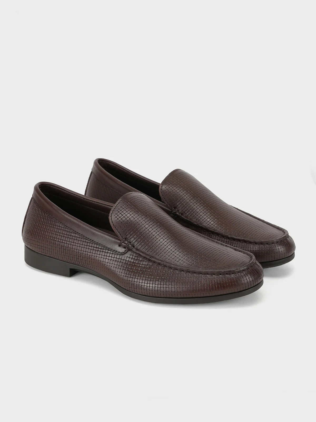 Men "FELIPE" Penny Keeper Casual Slip-On Leather Moccasins - Image 4