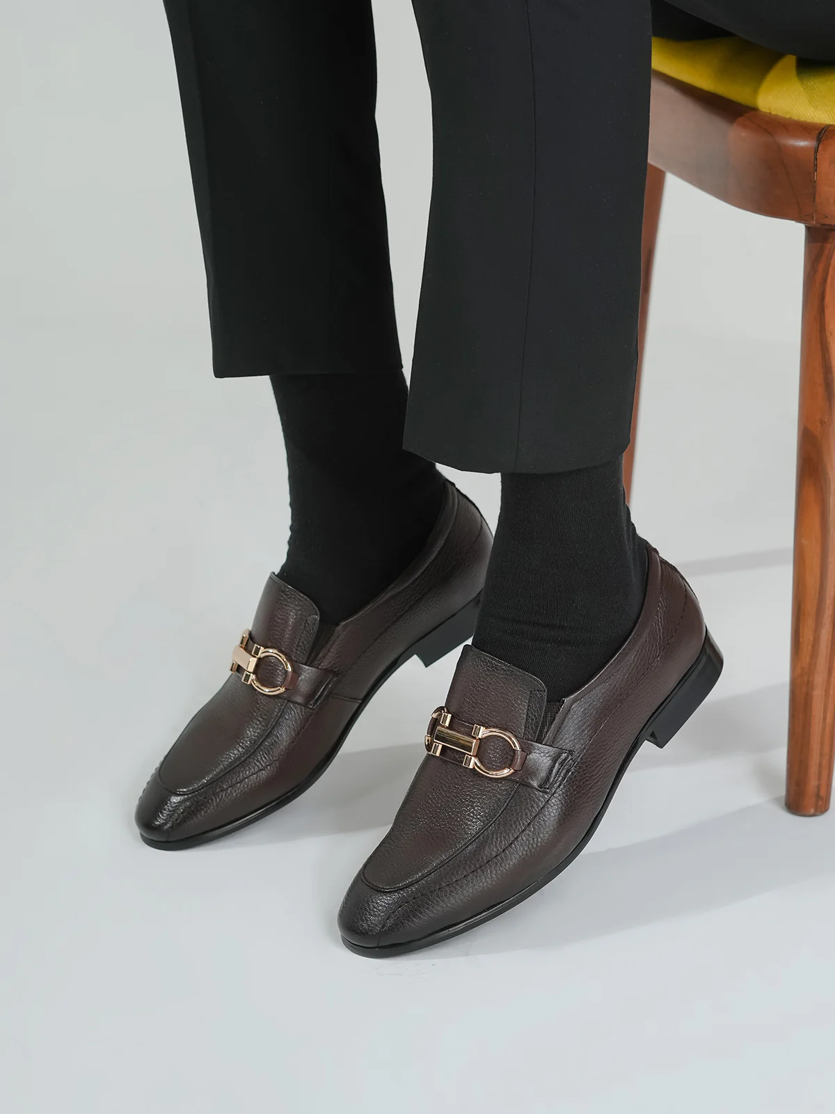 Men "FYODOR" Modern Leather Formal Shoes - Image 10