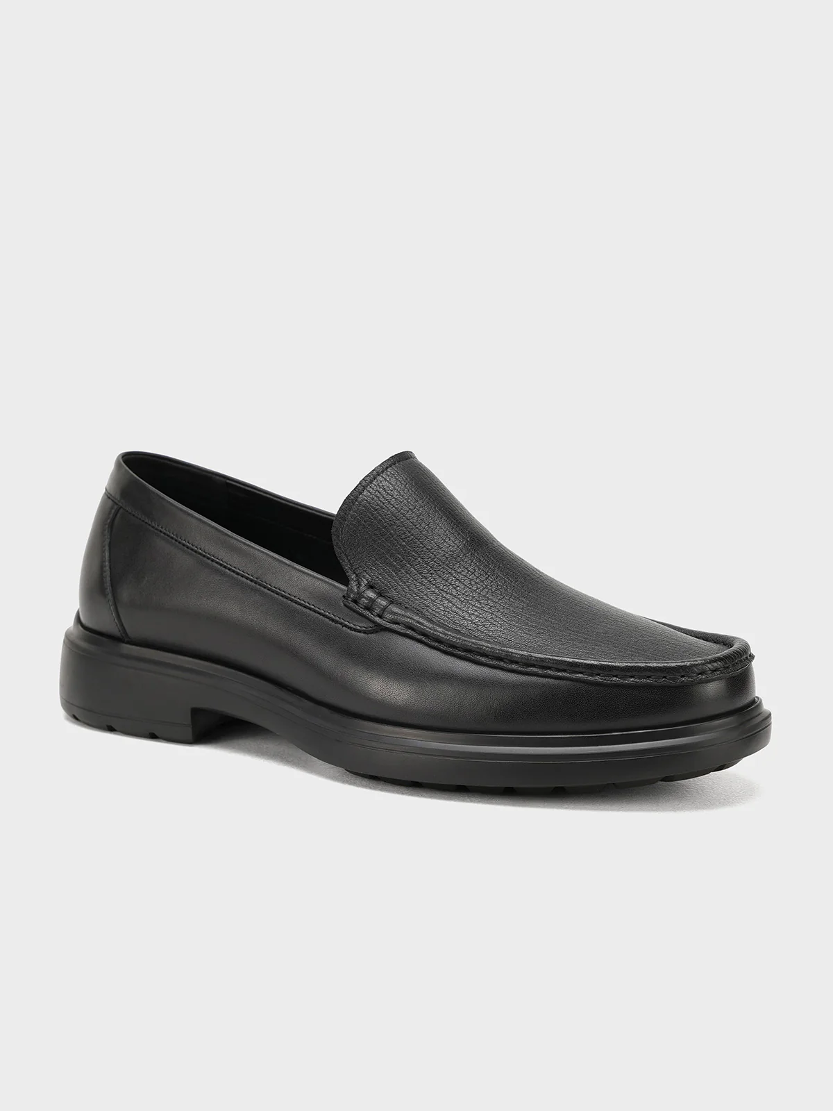 Men "HULDA" Easy to Wear Leather Formals - Image 2