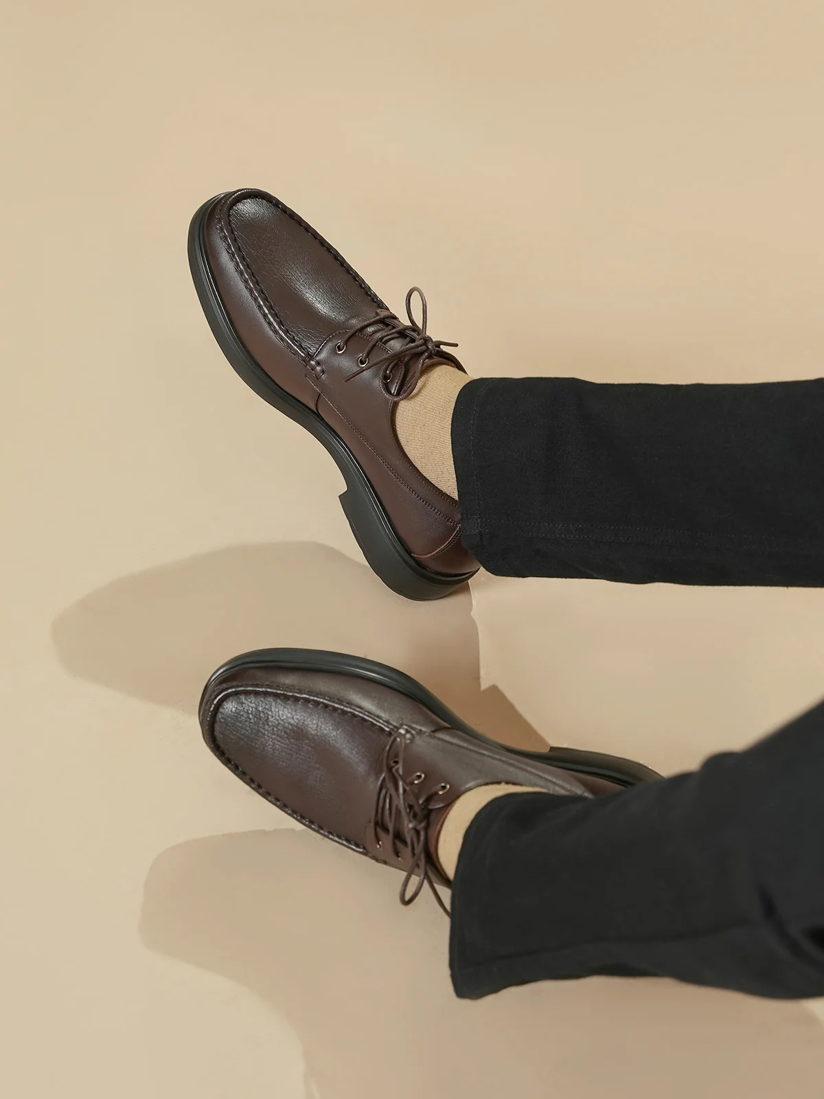 Men "JAIDEV" Formal Lace-Up Leather Shoes - Image 12