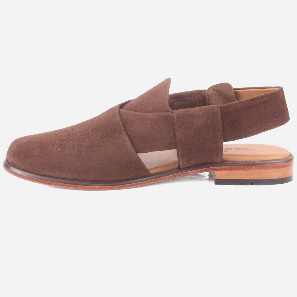 Men "JAVIX" Leather Handcrafted Peshawari Sandals - Image 3